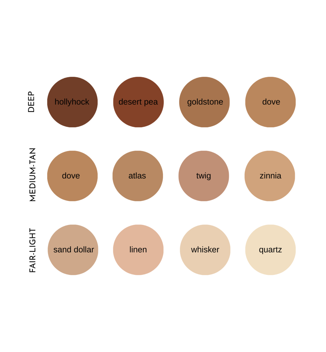 At Home Color Match Foundation Samples (Set of 4)